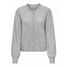Chaqueta de cuello redondo, manga larga