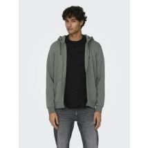 Sudadera recta con cremallera y capucha Ceres