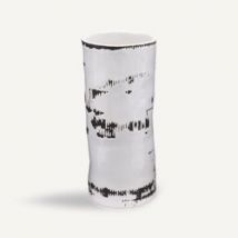 Jarrón de cerámica esmaltada, altura 22,5 cm, Raw