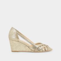 Zapatos de piel con tacón de cuña, Deyan