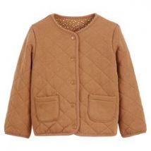 Sudadera reversible de forro polar acolchado con botones de presión