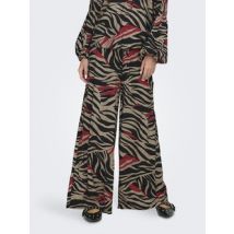 Pantalón ancho con motivos