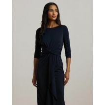 Vestido con mangas 3/4 y cuello redondo