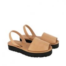 Sandalias de piel con plataforma AVARCA PLATJA PLATEFORME