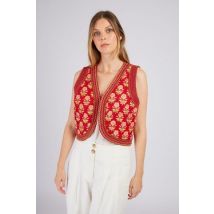 Chaqueta estampada sin mangas JOAKIM