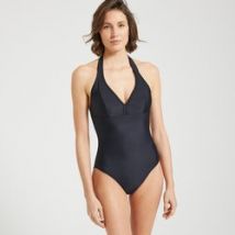 Bañador, con cuello de pico y tirantes para atar al cuello