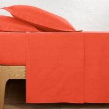 Sábana encimera lisa de polialgodón, Scenario