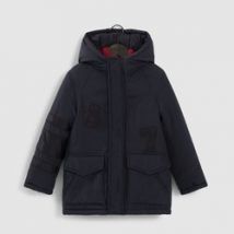 Parka semilarga 2 en 1 con chaqueta acolchada integrada