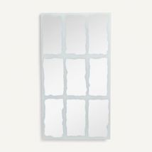 Espejo con motivo de ventana, Al. 120 cm, Landscape