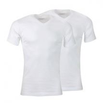 Lote de 2 camisetas con cuello de pico