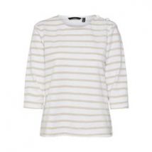 Camiseta a rayas, mangas 3/4