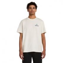 Camiseta de manga corta con estampado en la espalda
