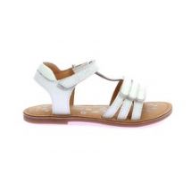 Sandalias de piel con velcro DIAMANTO