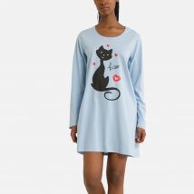 Nachthemd met lange mouwen Catsline