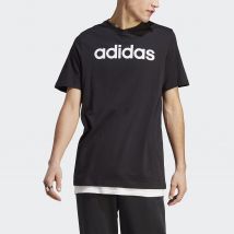 Adidas Sportswear T-shirt Con Logo Ricamato Sul Retro Nero Uomo Taglie XL