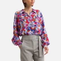 Blusa floral de manga larga LINDA