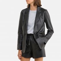 Oakwood Giacca Tailleur In Pelle Nero Donna Taglie S