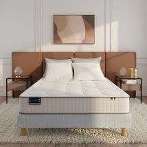 La Redoute Interieurs - Premium Completo Materasso 856 Molle Insacchettate + Rete Bianco Taglie 160 x 200 cm