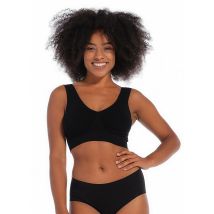 Sujetador cómodo de bambú Mujer Talla L. Color Negro