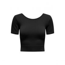 Only Play T-shirt Cropped Jaia Life Nero Donna Taglie S/M