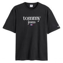 Tommy Jeans T-shirt Girocollo Logo Modern Corp Nero Uomo Taglie L