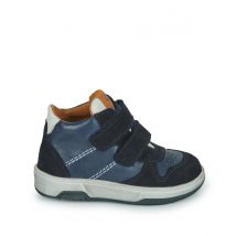 Gbb Sneakers Alte In Pelle Valerian Blu Bambino Taglie 25