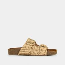 Mules en rafia Kalmie