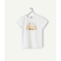 Tape A L'oeil T-shirt A Maniche Corte, Cotone Bio Bianco Bambina Taglie 10 anni - 138 cm