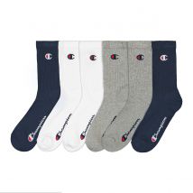 Set van 6 paar kousen met logo