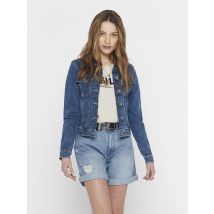 Jeansvest, recht model