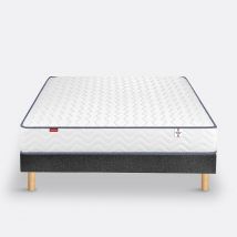 Ensemble matelas roulé et sommier kit Keep Smiling