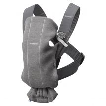 Babybjorn Portabebé mini de punto 3D. Color Gris