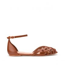 Sandales cuir plates Doo