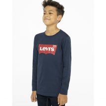 Levi's Kids Camiseta de manga larga. Talla 94 cm (3 años). Color Azul