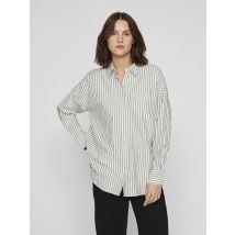 Chemise à fines rayures