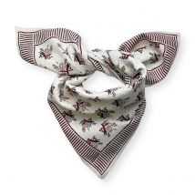 Apaches Collections Piccolo Foulard Cotone Manika Ananas Neige