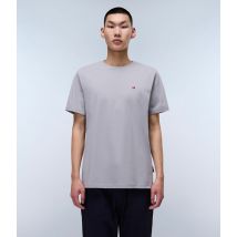 Napapijri Camiseta de manga corta Salis. Talla L. Color Gris