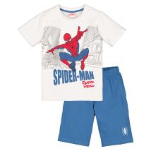 Spider-man Pigiama Corto Spiderman Beige Bambino Taglie 4 anni - 102 cm