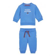 Tommy Hilfiger Completo 2 Pezzi Bebé In Felpa Blu Taglie 6 mesi - 67 cm