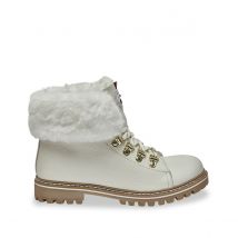 Gevoerde bottines in leer Lacen