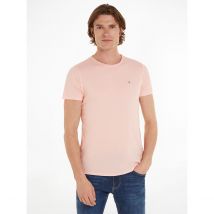 Tommy Jeans T-shirt Scollo Rotondo Original Rosa Uomo Taglie 3XL