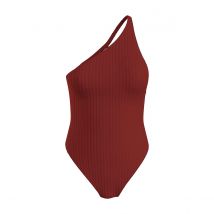 Calvin Klein Underwear Costume Da Bagno Intero Asimmetrico Archive Rosso Donna Taglie XS