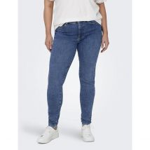 Only Carmakoma Jeans Skinny Pushup, Vita Standard Blu Donna Taglie 46L32