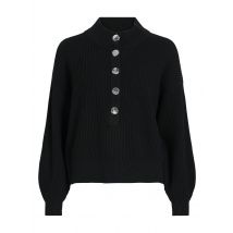Pull col montant, manches longues