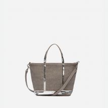 Sac cabas XS en lin et sequins