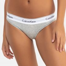 Calvin Klein Underwear Culotte In Cotone Stretch Modern Cotton Grigio Donna Taglie L