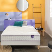 Merinos Completo Materasso Full Bed + Rete A Doghe Beige Taglie 2 x 80 x 200 cm