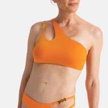 Dorina Reggiseno Per Bikini Asimmetrico Astarita Arancione Donna Taglie M