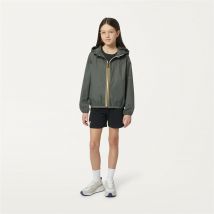 Coupe-vent zippé à capuche Claude