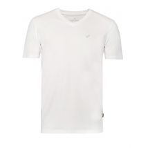 Lote de 2 camisetas con cuello de pico Gift Hombre Talla XXL. Color Blanco
